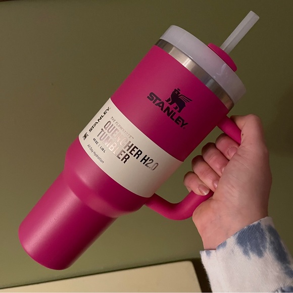NWT Stanley Quencher H2.0 FlowState Tumbler Fuchsia 40oz - Picture 7 of 10